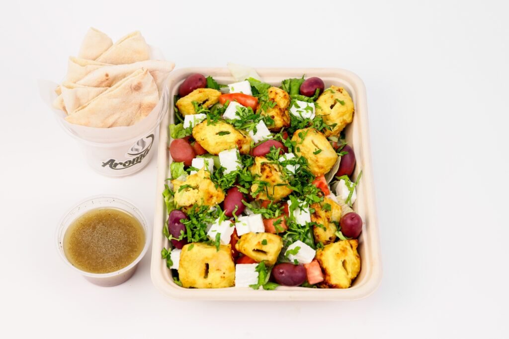 CHICKEN KEBAB SALAD